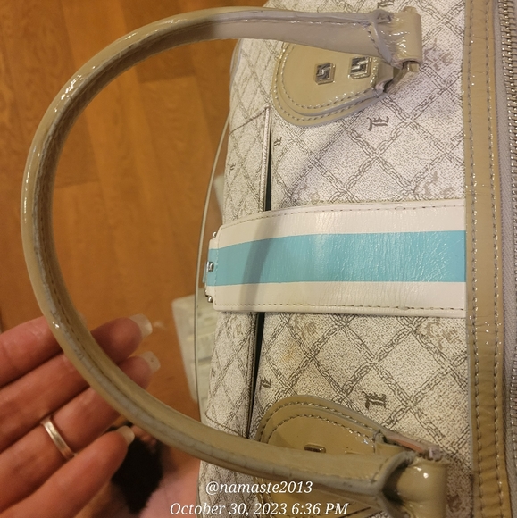 L.A.M.B. by Gwen Stefani Shadow Speedy Satchel Luxury Designer Handbag #610 - Picture 3 of 17